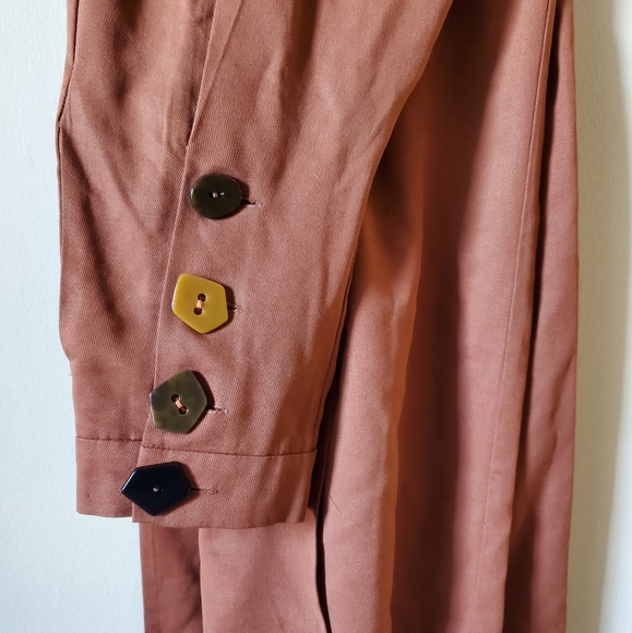 Zara TRF teracotta Palazzo pants Size XS - Picture 3 of 8